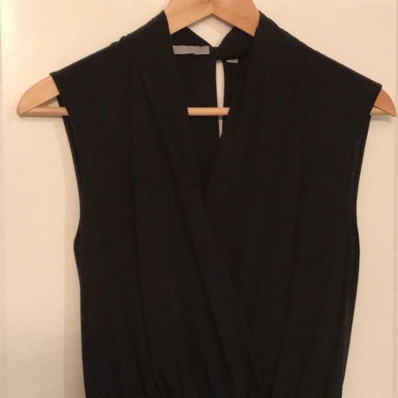 Vince Dresses & Skirts - Versatile black silk mid-length dress